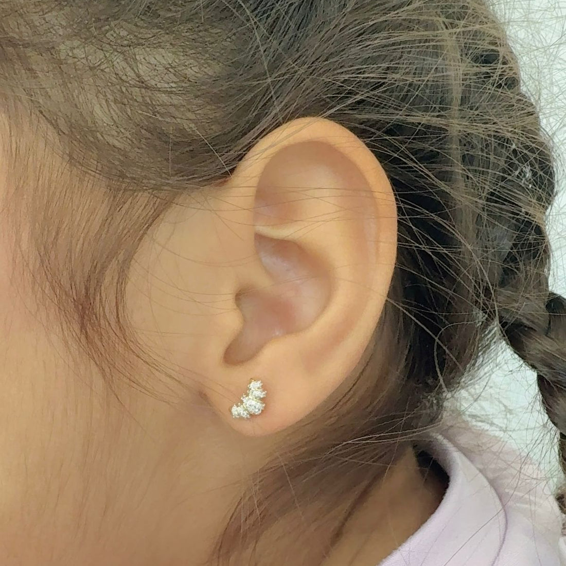 Tiny Treasures Croissant Earrings