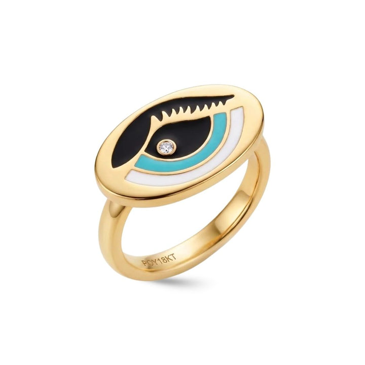 Mystic Eye Pinky Ring