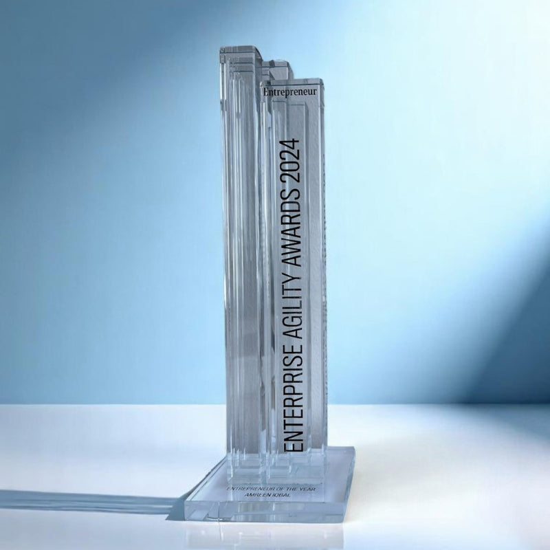 ENTREPRENEUR ENTERPRISE AGILITY AWARDED TO OUR FOUNDER AND CEO