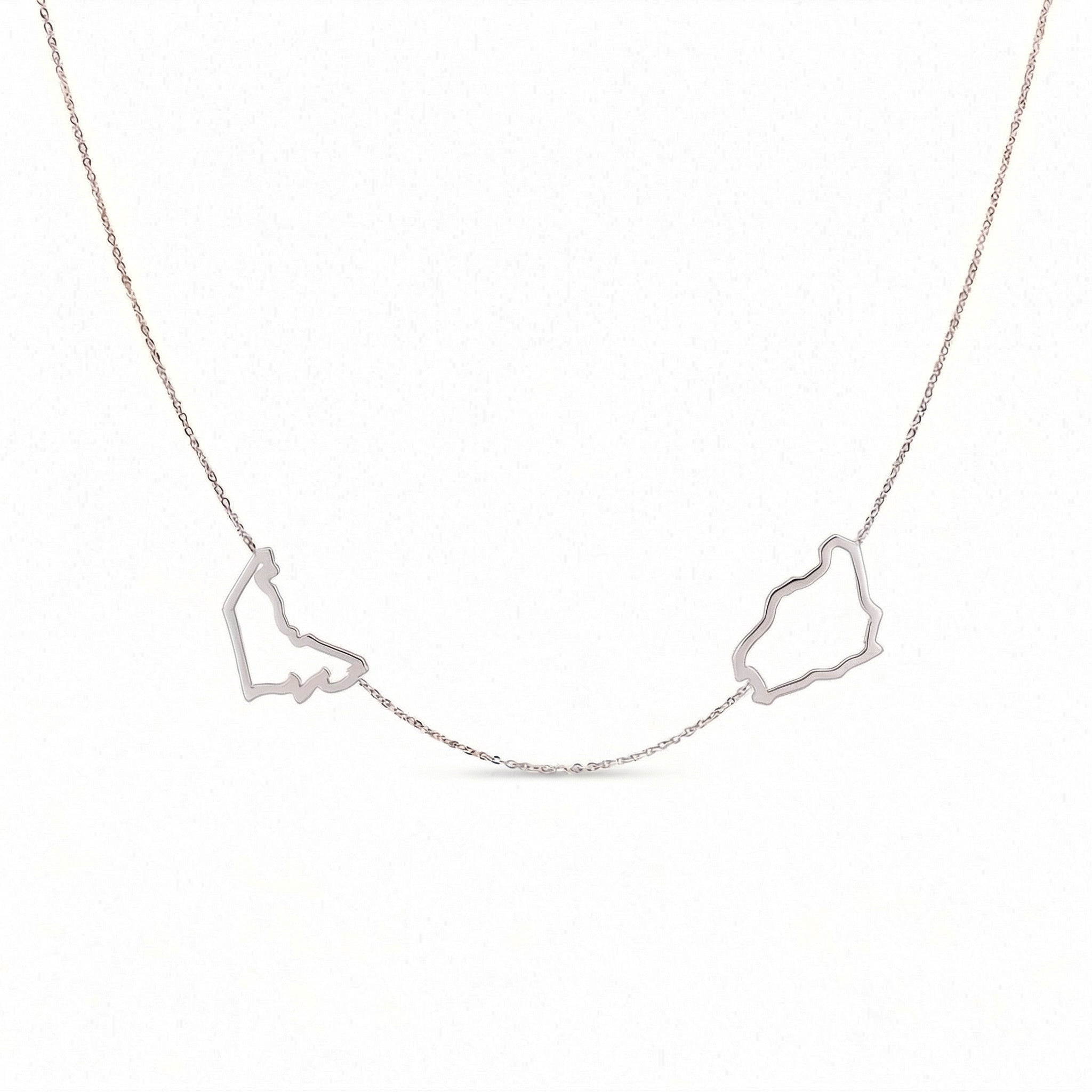 World Roots Necklace (Personalize with Any Countries)