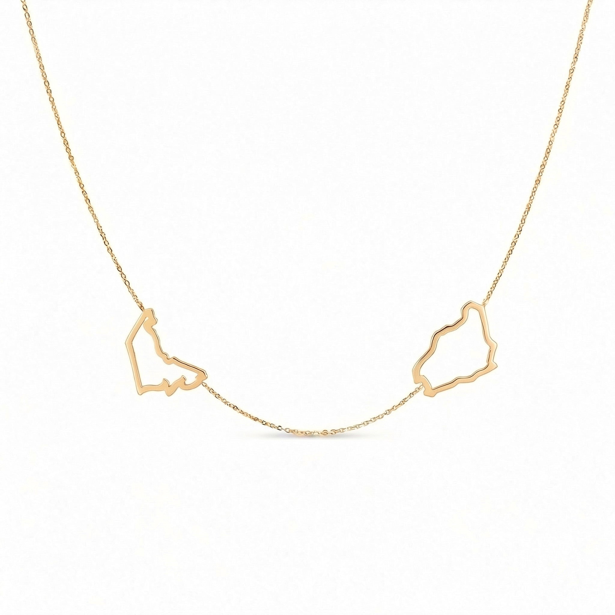 World Roots Necklace (Personalize with Any Countries)