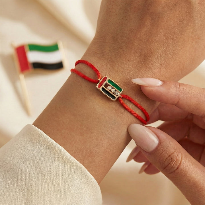 Pride in Motion Thread Bracelet