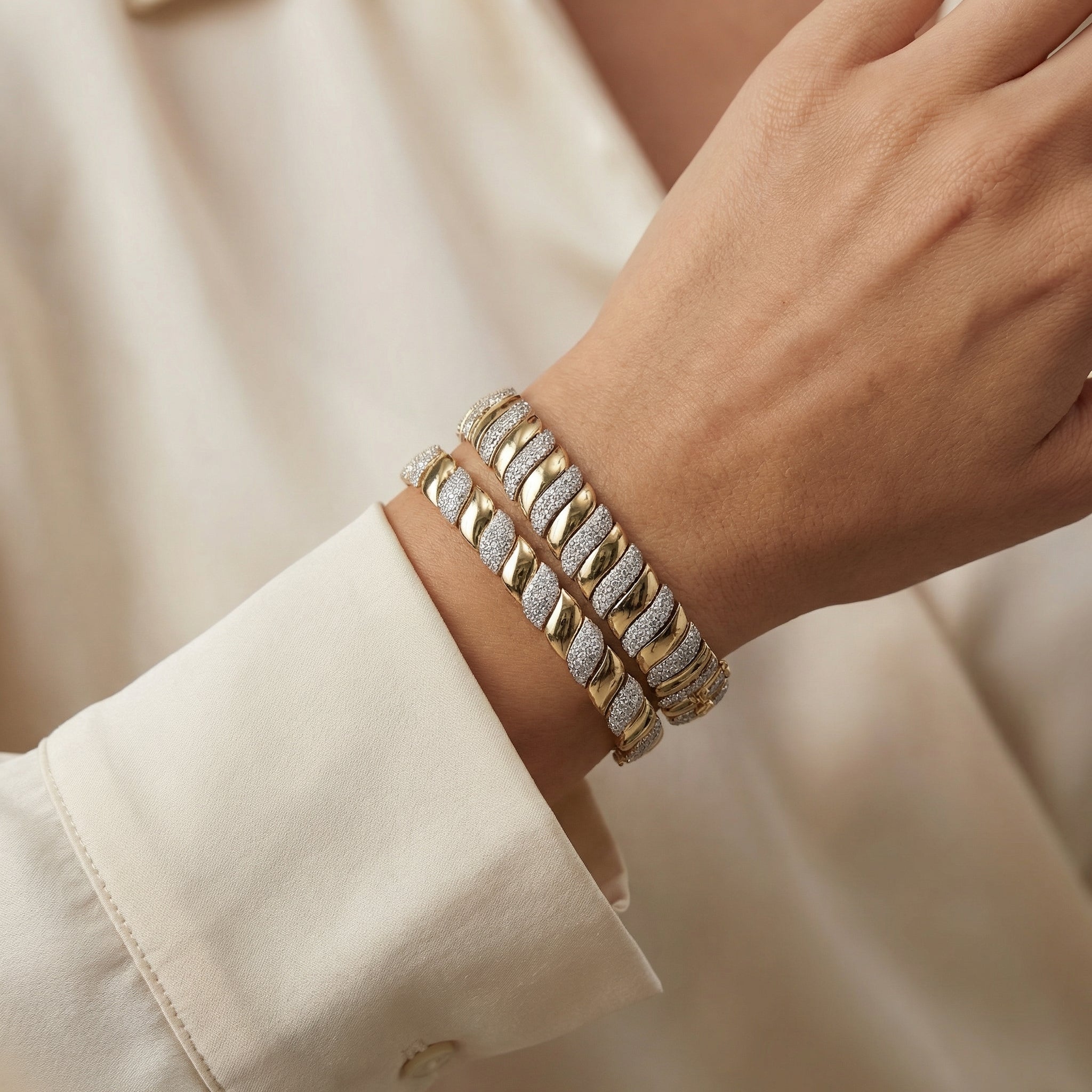 Luxury Edit Spiral Bracelet