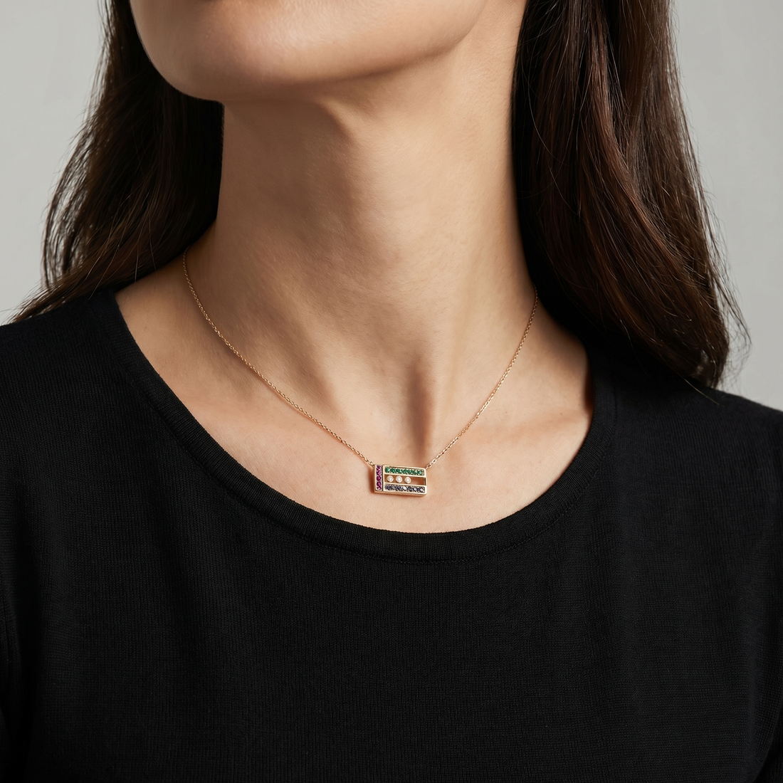 Pride in Motion Diamond Necklace