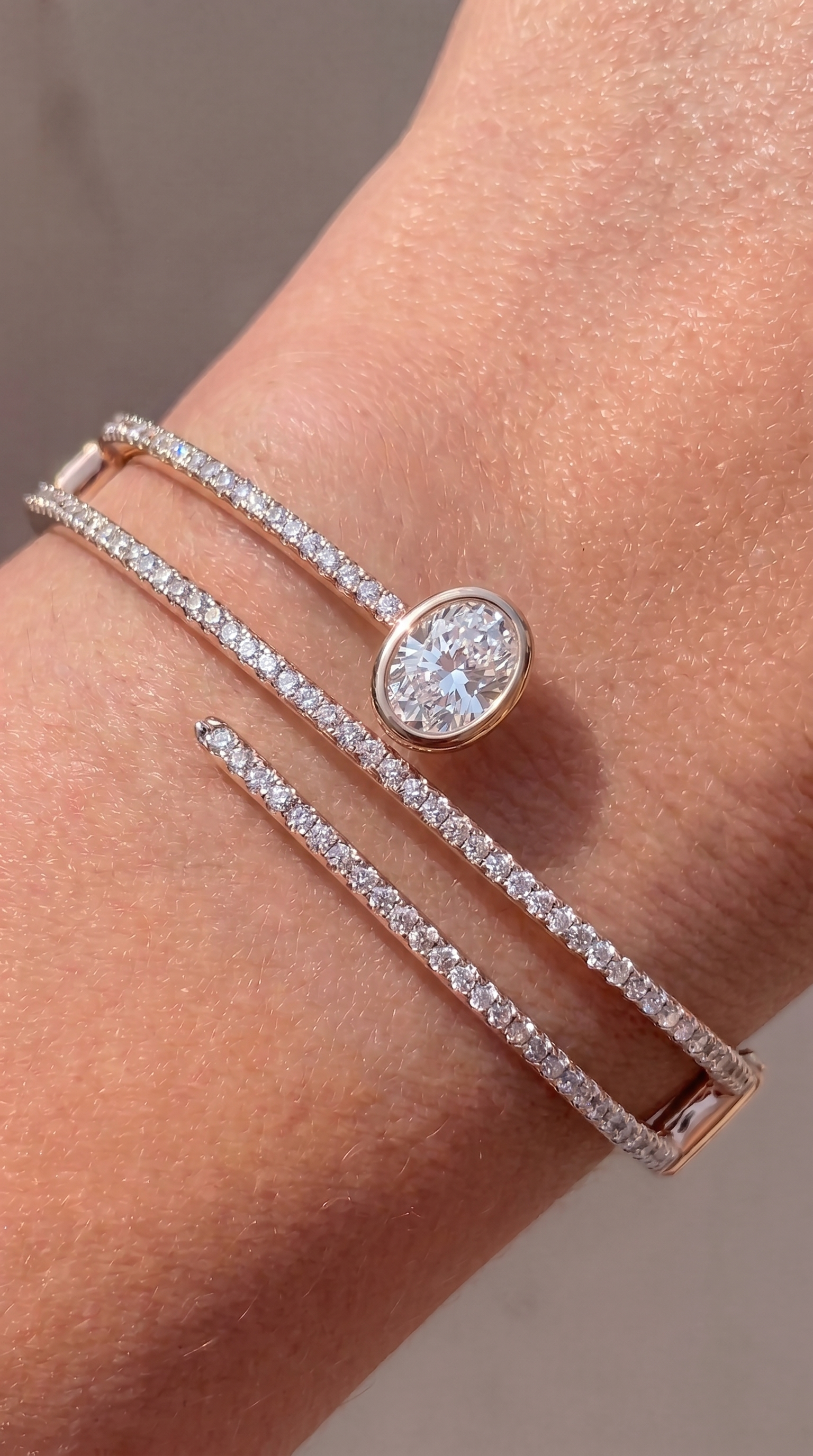 Luxury edit Fancy Shape Statement Bangle
