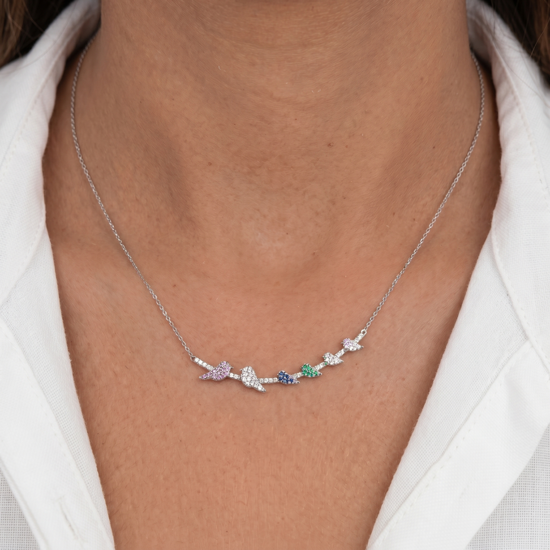Keepsake Flock Diamond Necklace