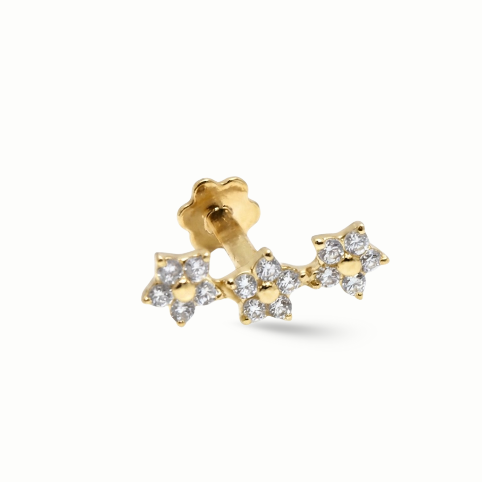 Timeless essentials 3 Flower Earring