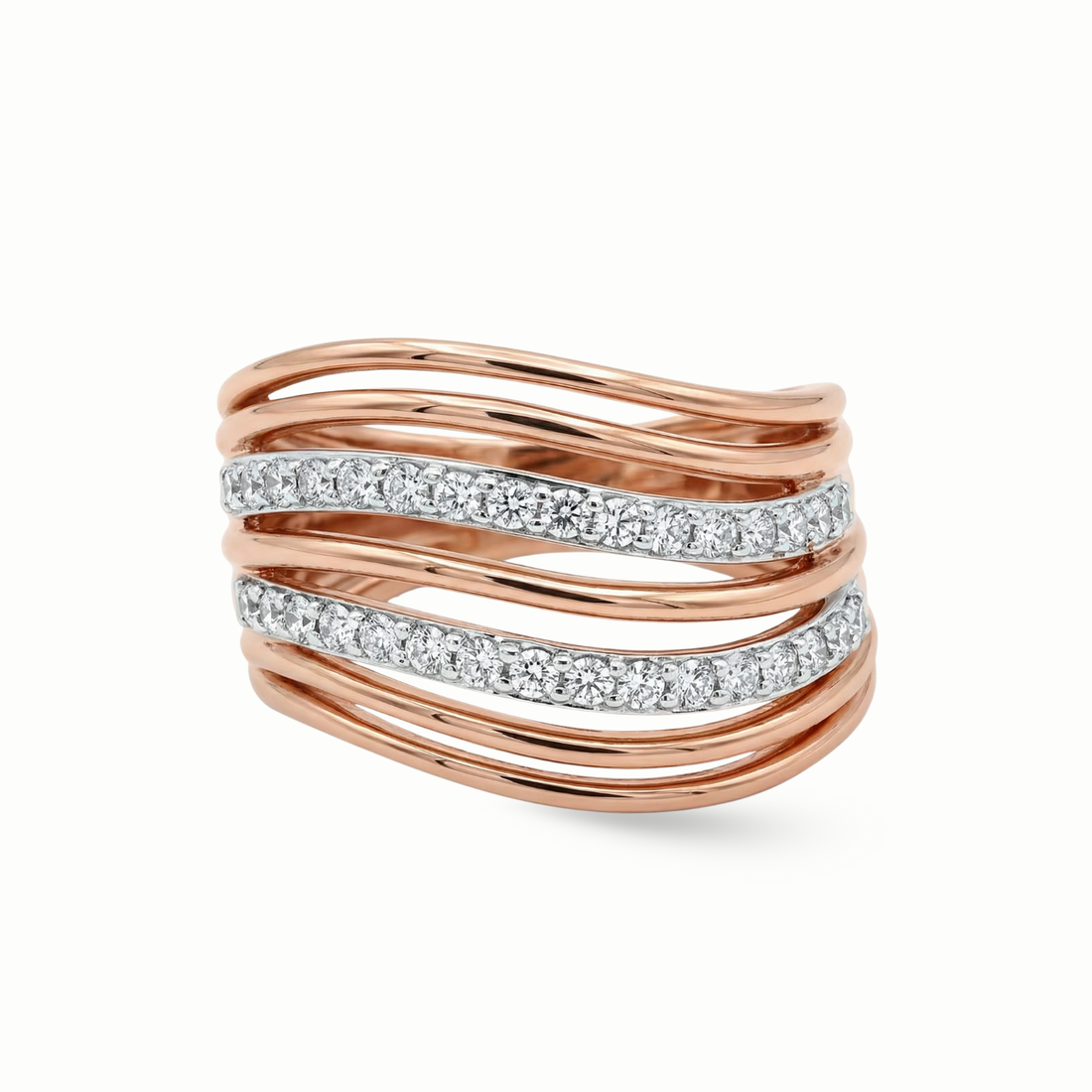 Timeless Interwoven Statement Pinky Ring