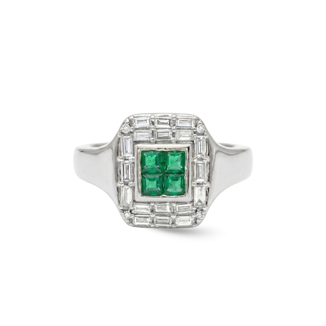 Art Deco Gemstone Pinky Ring