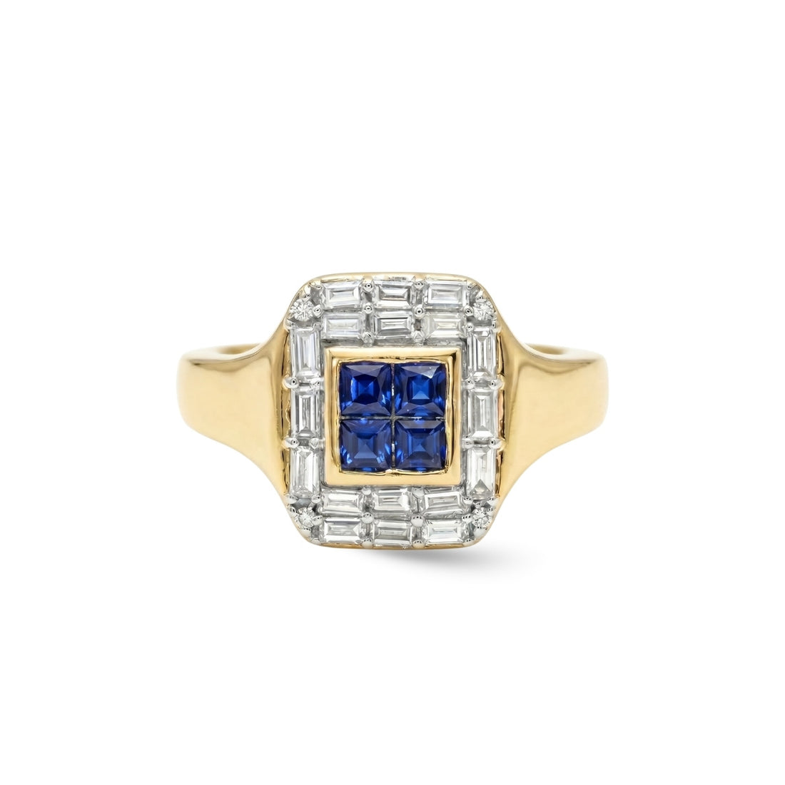 Art Deco Gemstone Pinky Ring