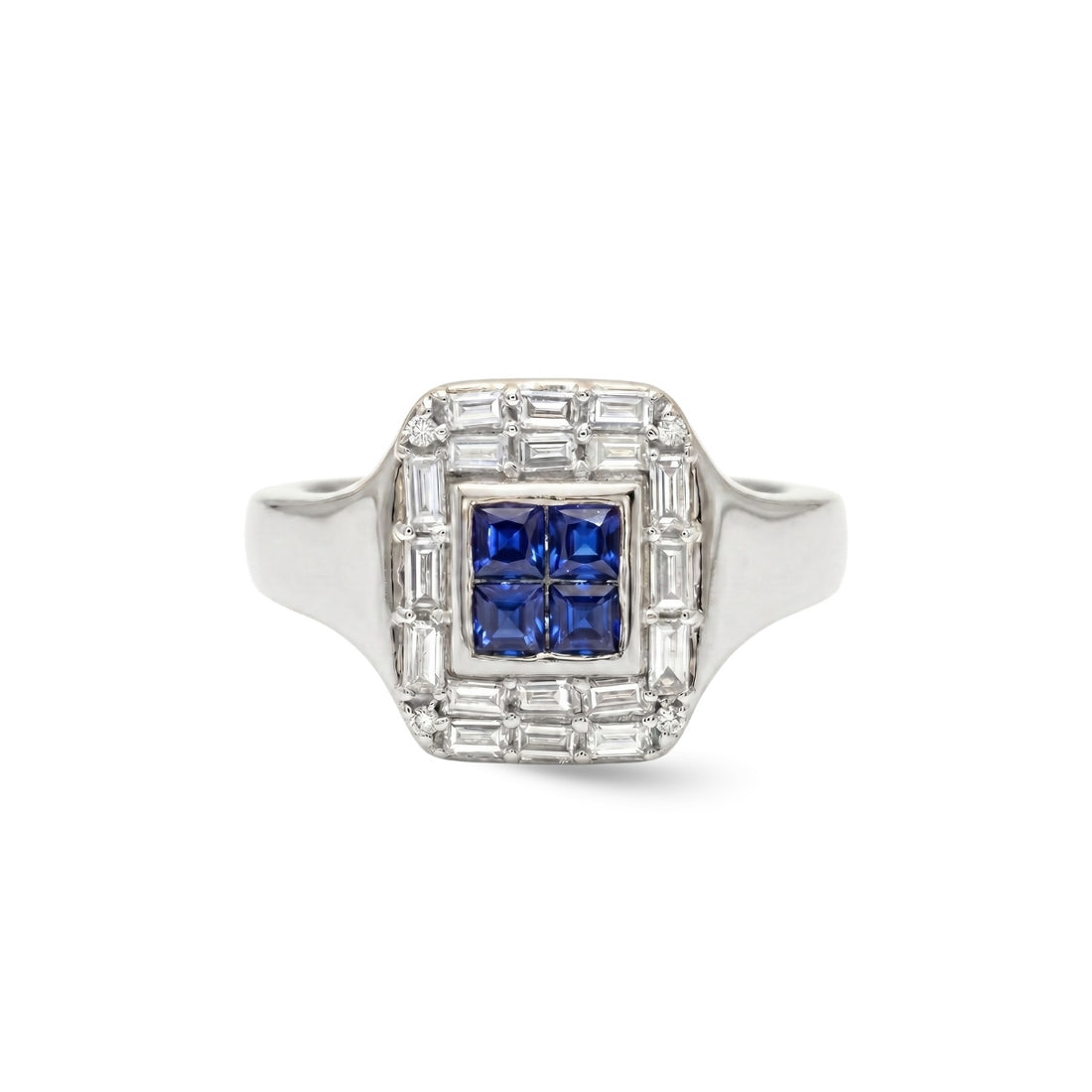 Art Deco Gemstone Pinky Ring