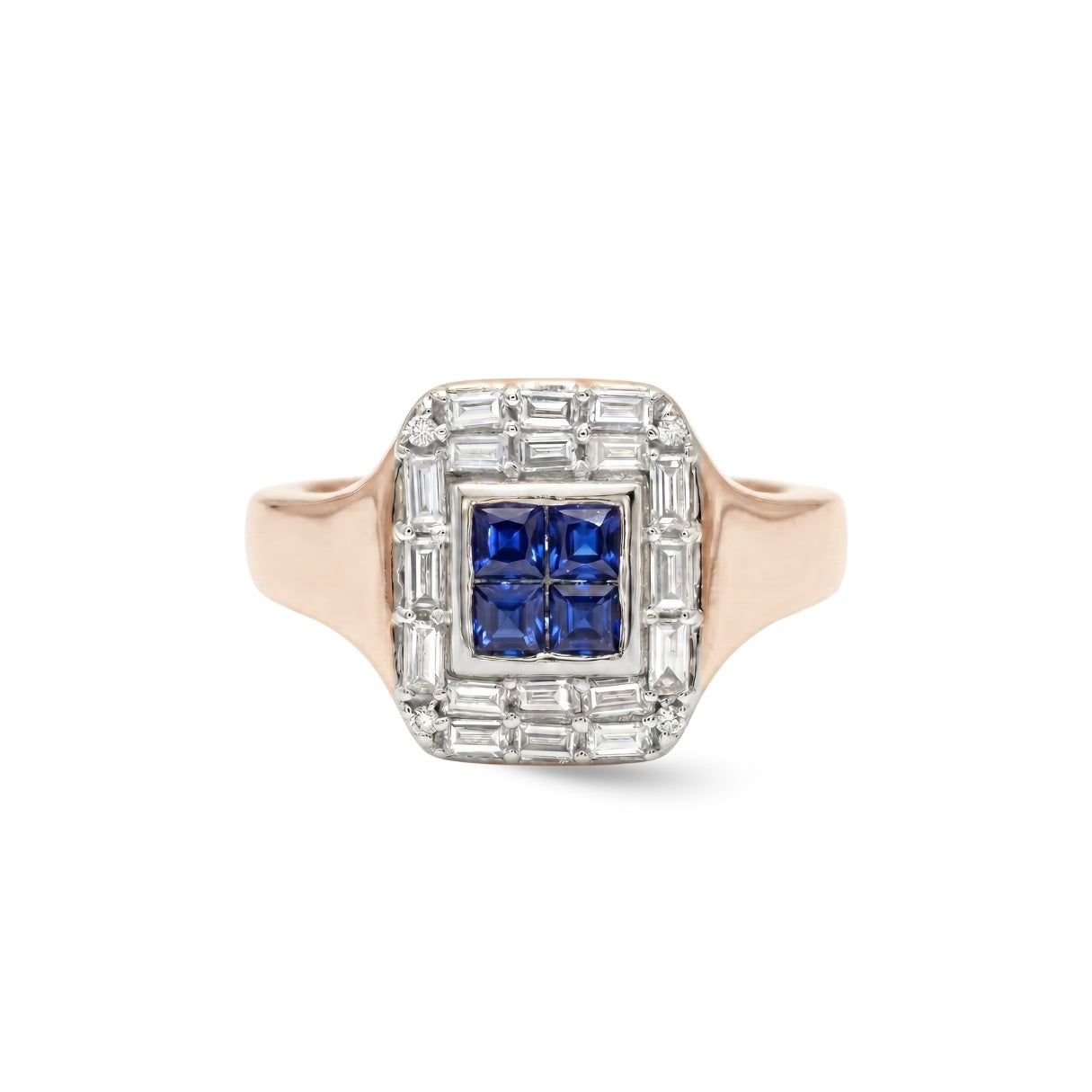 Art Deco Gemstone Pinky Ring
