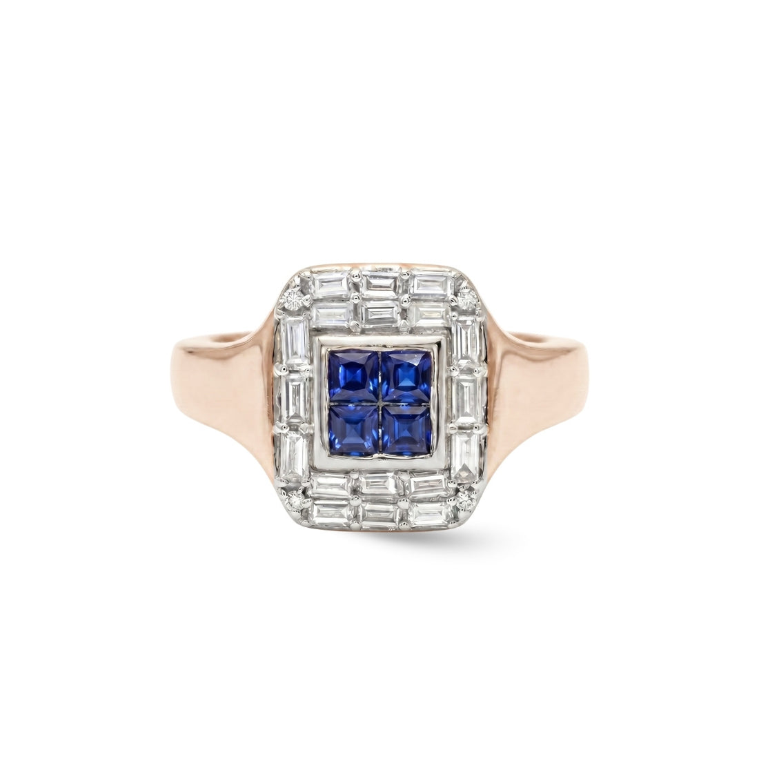 Art Deco Gemstone Pinky Ring