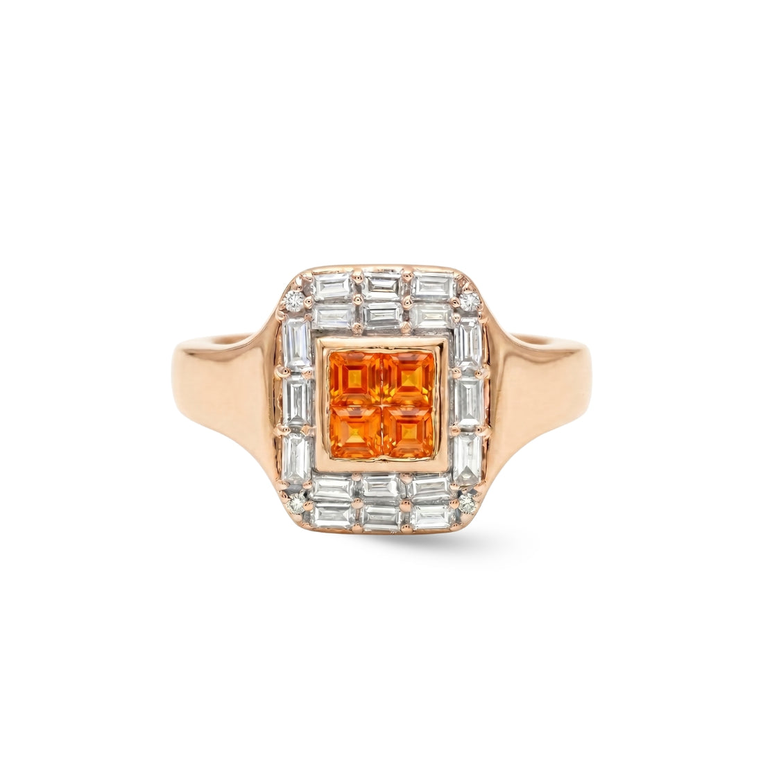 Art Deco Gemstone Pinky Ring