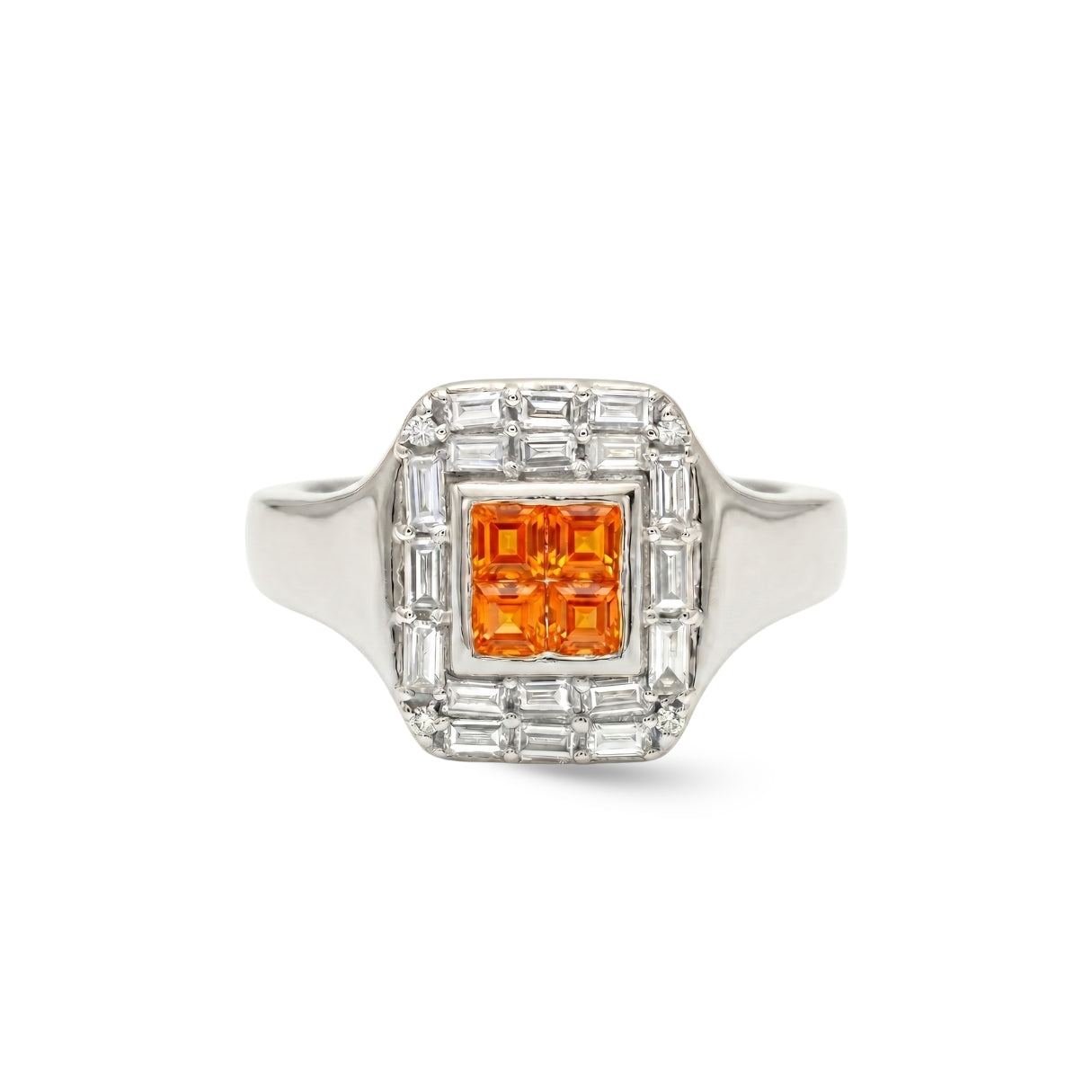 Art Deco Gemstone Pinky Ring