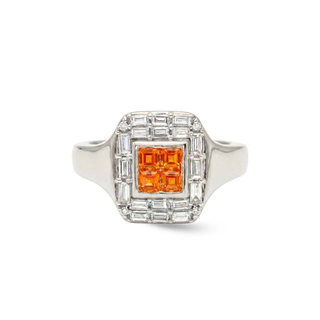 Art Deco Gemstone Pinky Ring
