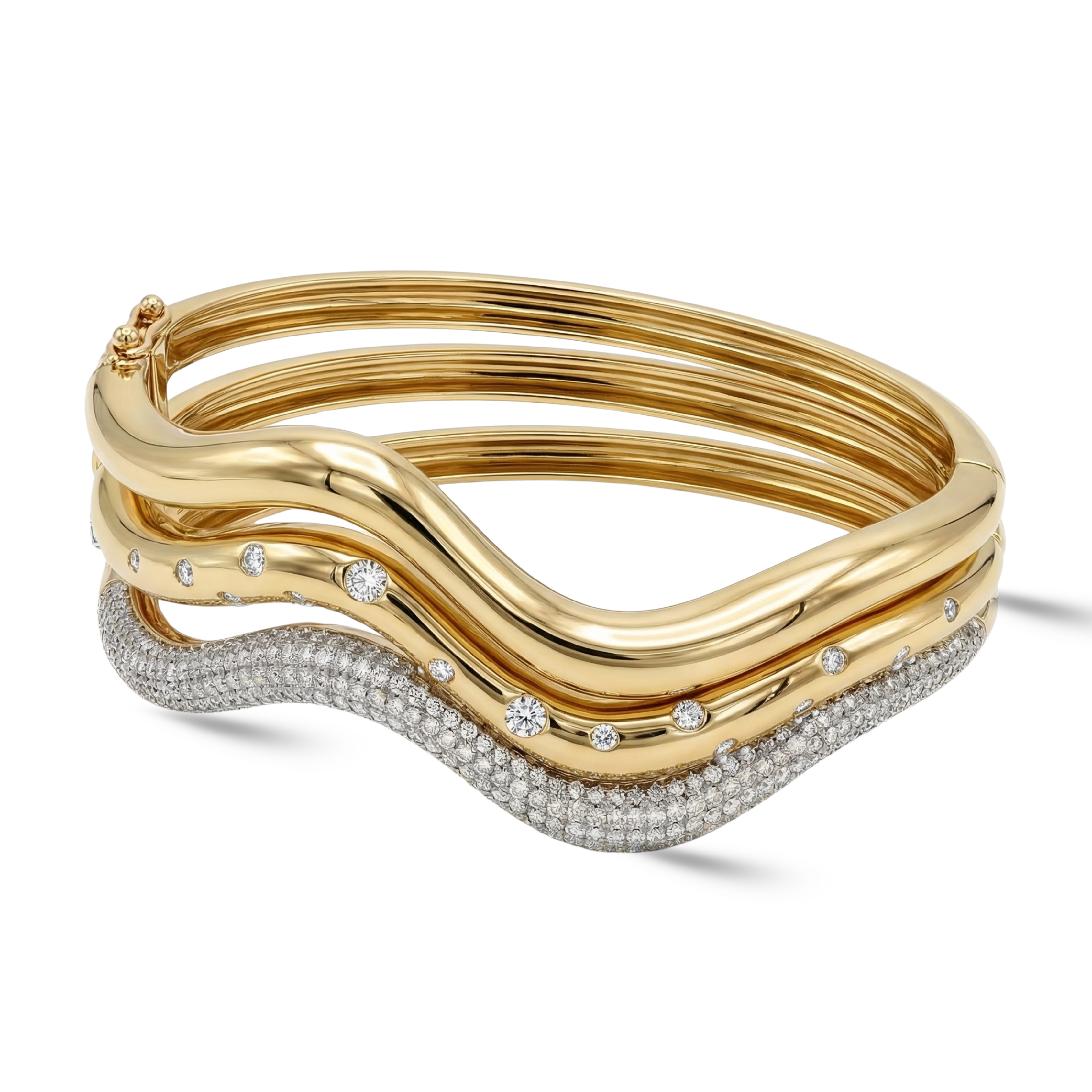 The Wave Statement Bangle