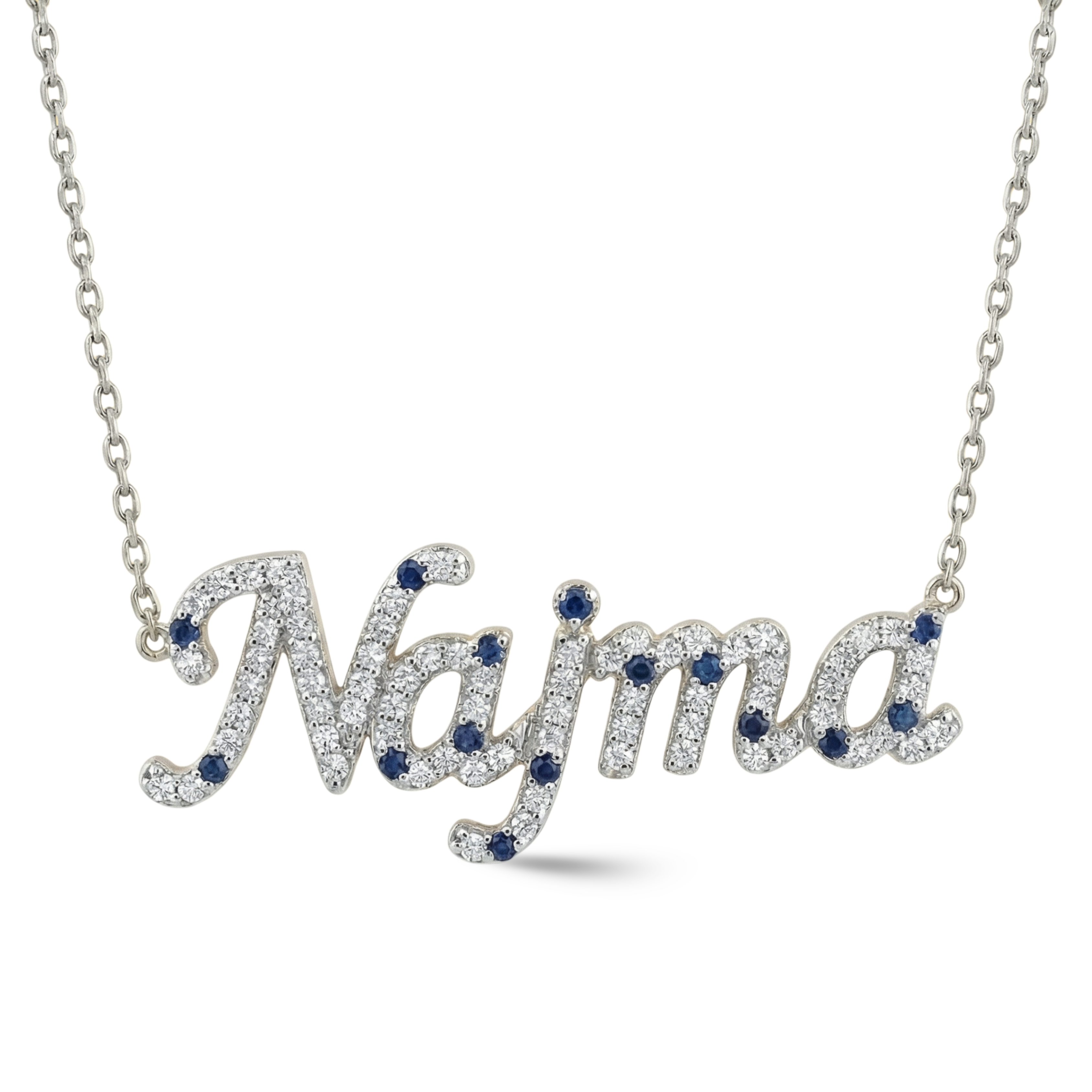 Zeeana Birthstone Diamond Necklace