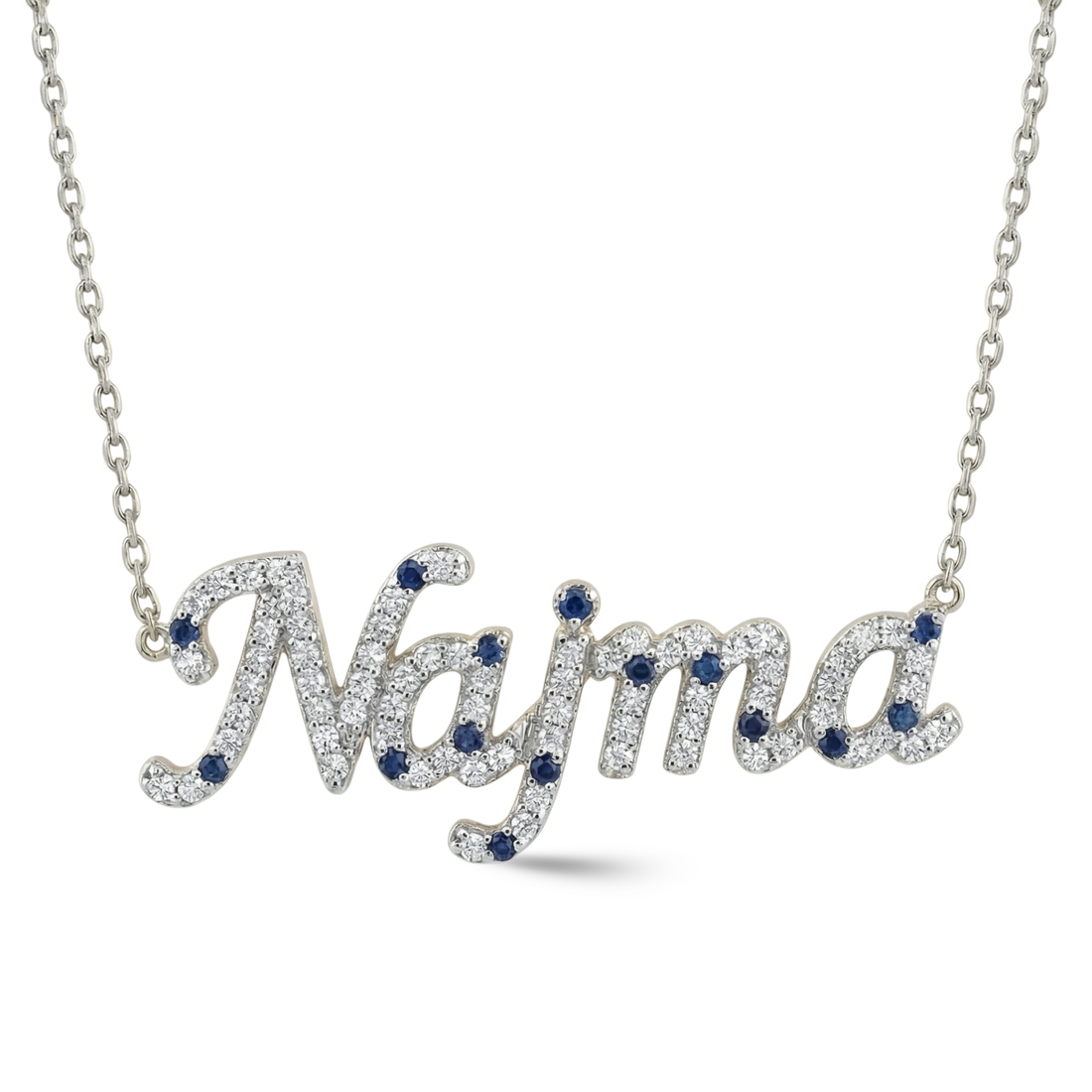 Zeeana Birthstone Diamond Necklace