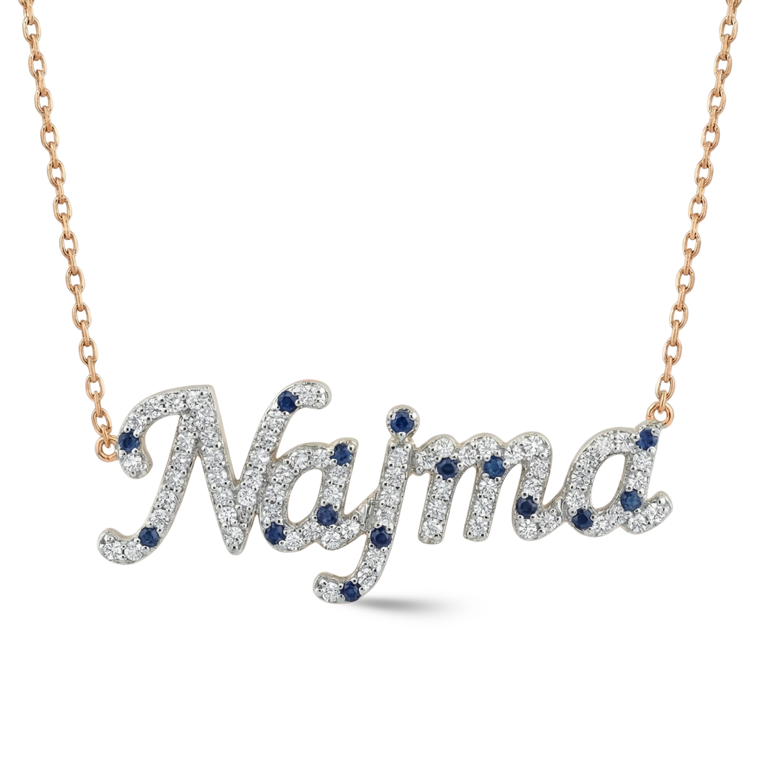 Zeeana Birthstone Diamond Necklace