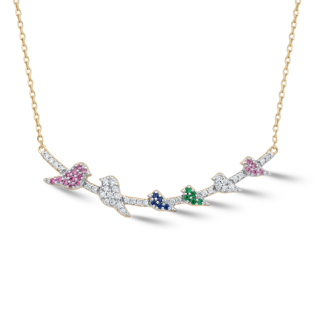 Keepsake Flock Diamond Necklace