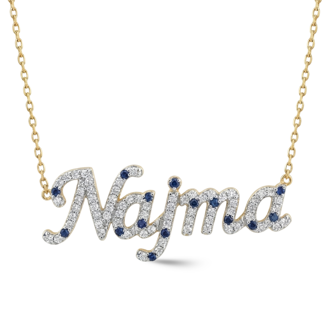 Zeeana Birthstone Diamond Necklace