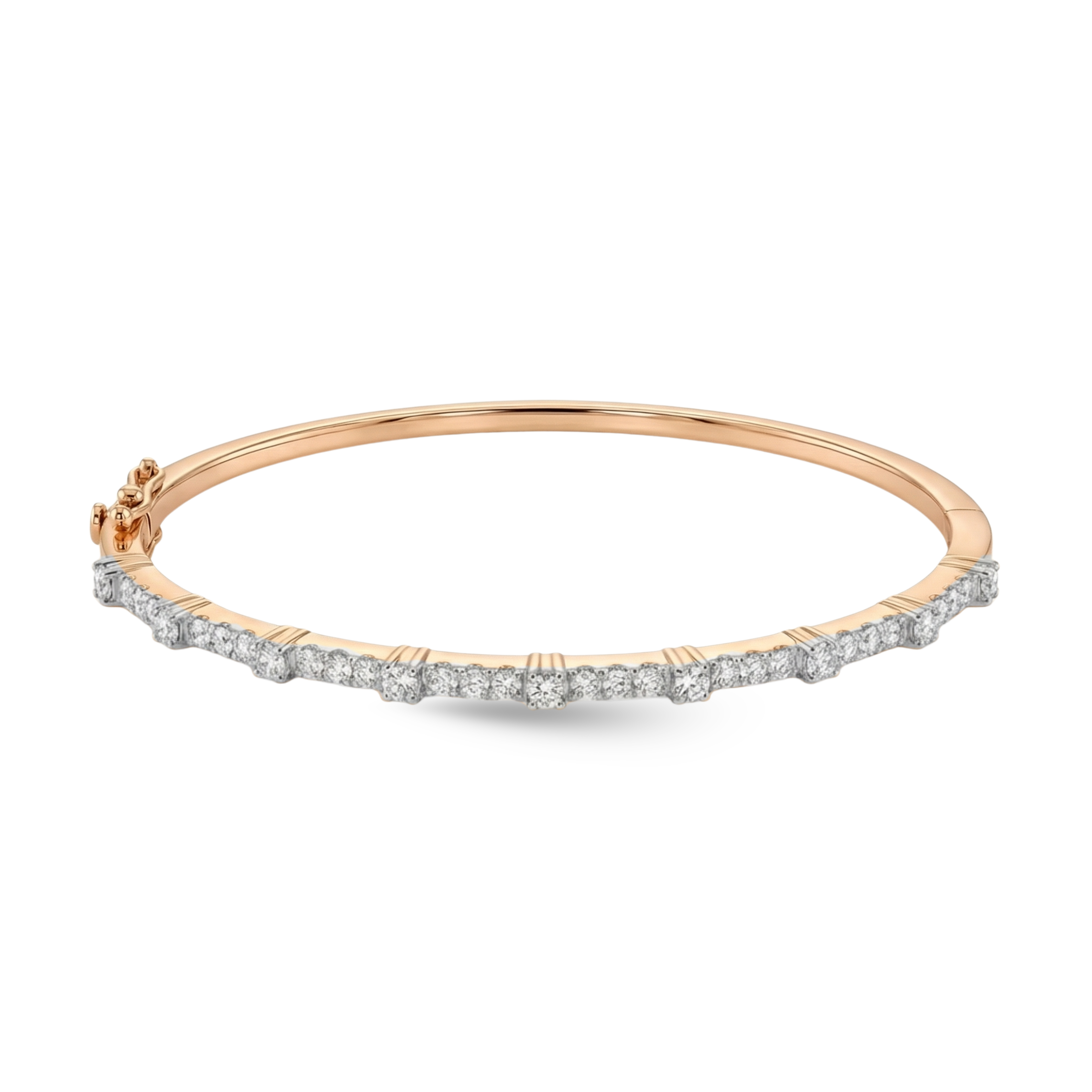 Eternity Diamond and Precious Stone Bangle