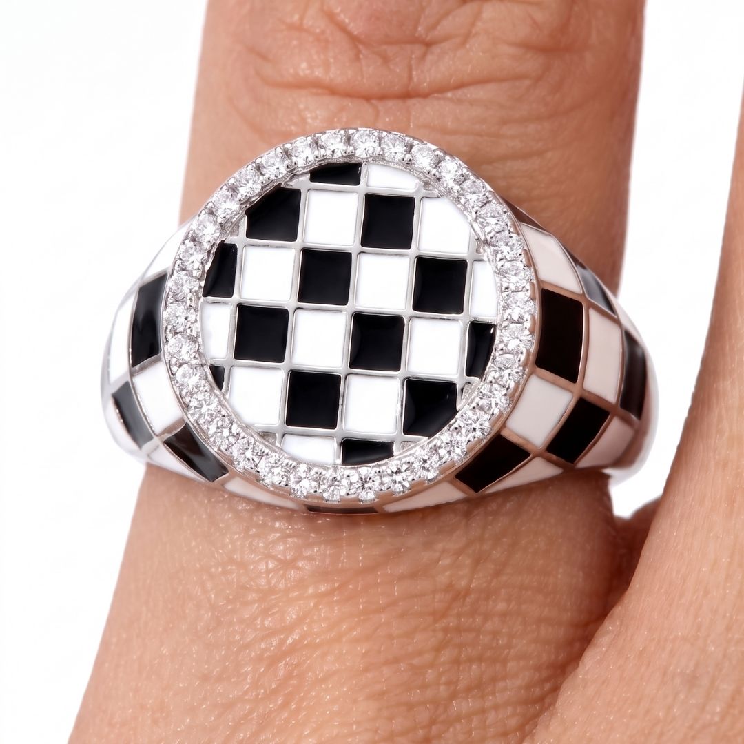 Mosaic Harmony Diamond Ring
