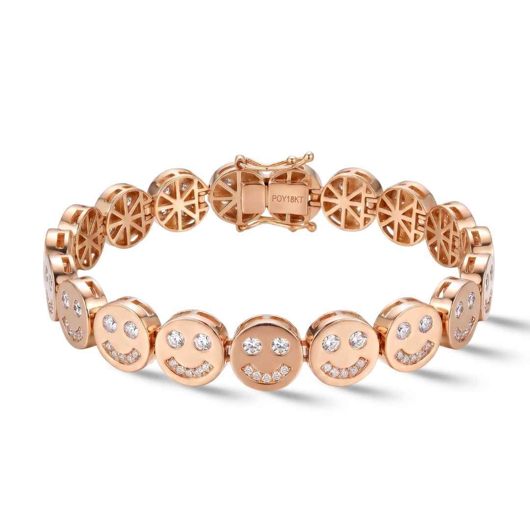 Smiley Diamond Bracelet