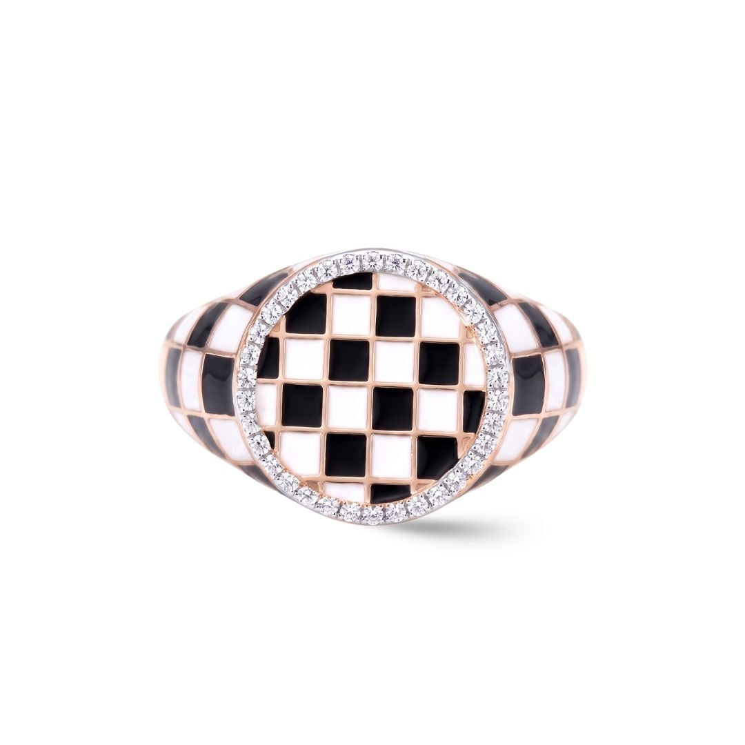 Mosaic Harmony Diamond Ring