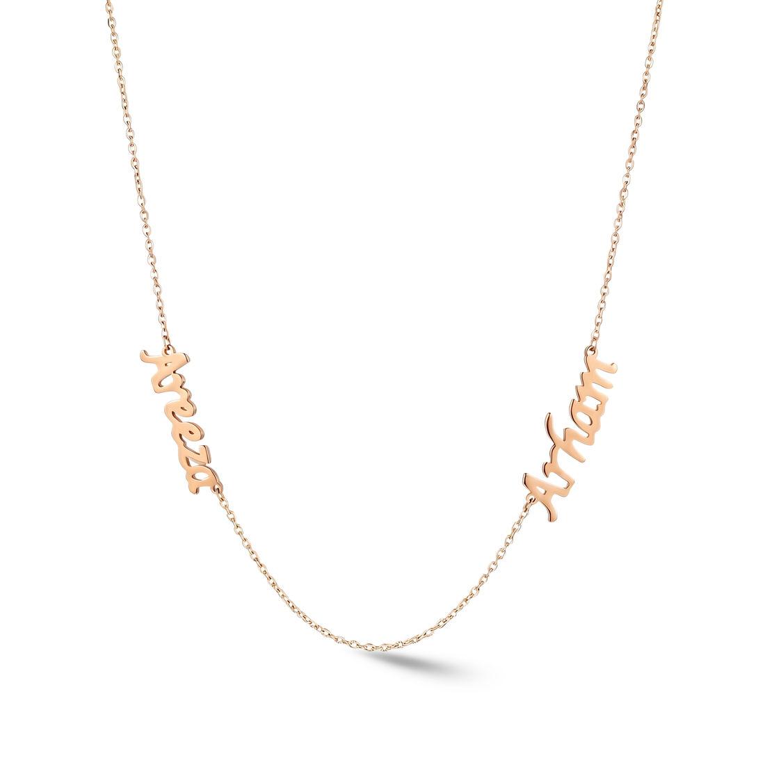 Zeeana Two Name Necklace