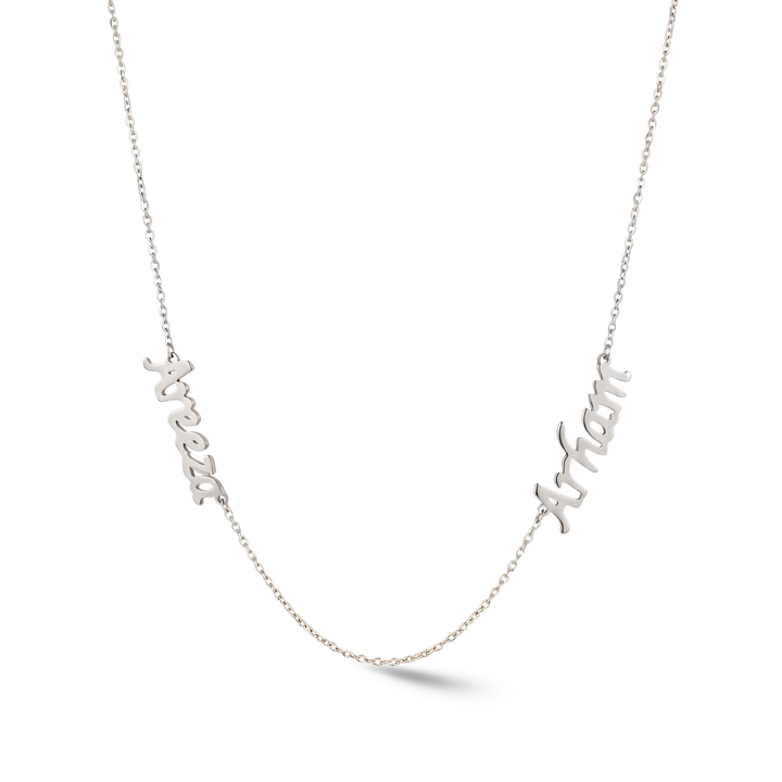 Zeeana Two Name Necklace