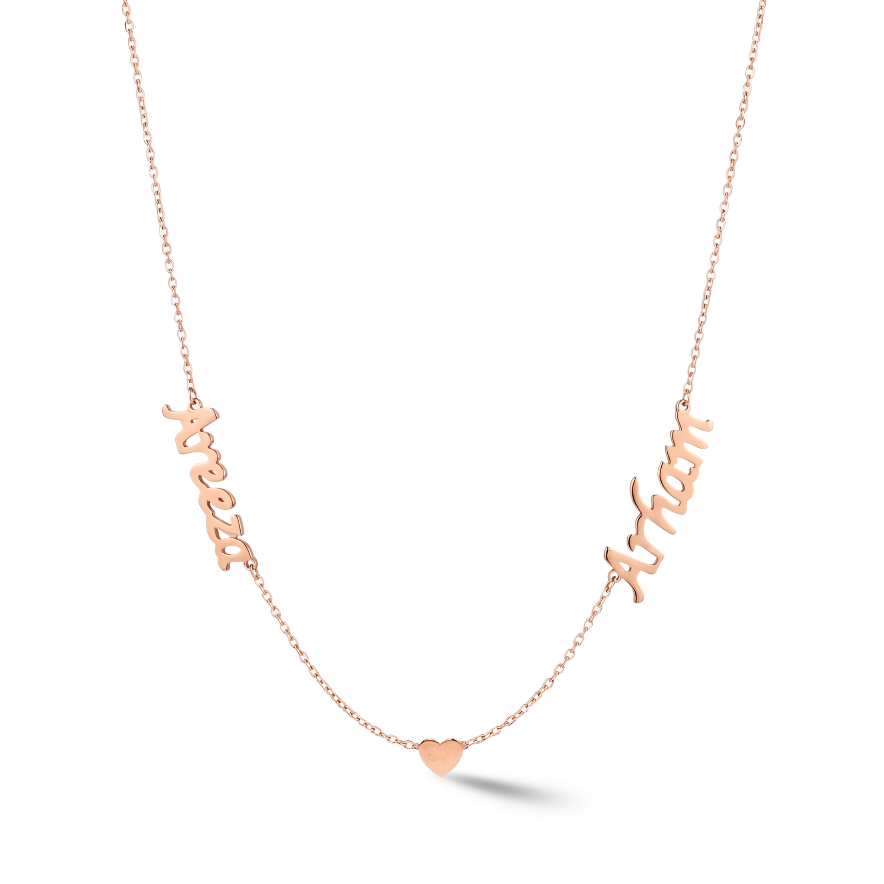 Zeeana Two Name Necklace