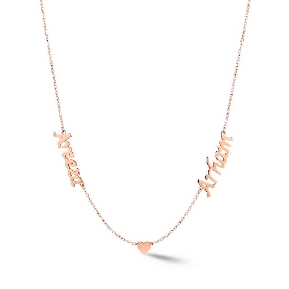 Zeeana Two Name Necklace