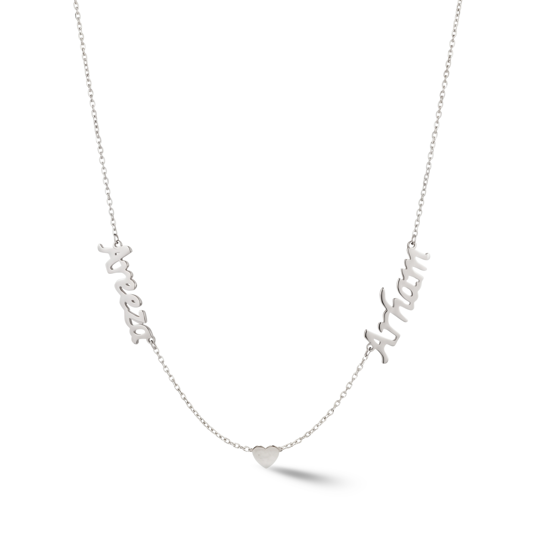 Zeeana Two Name Necklace