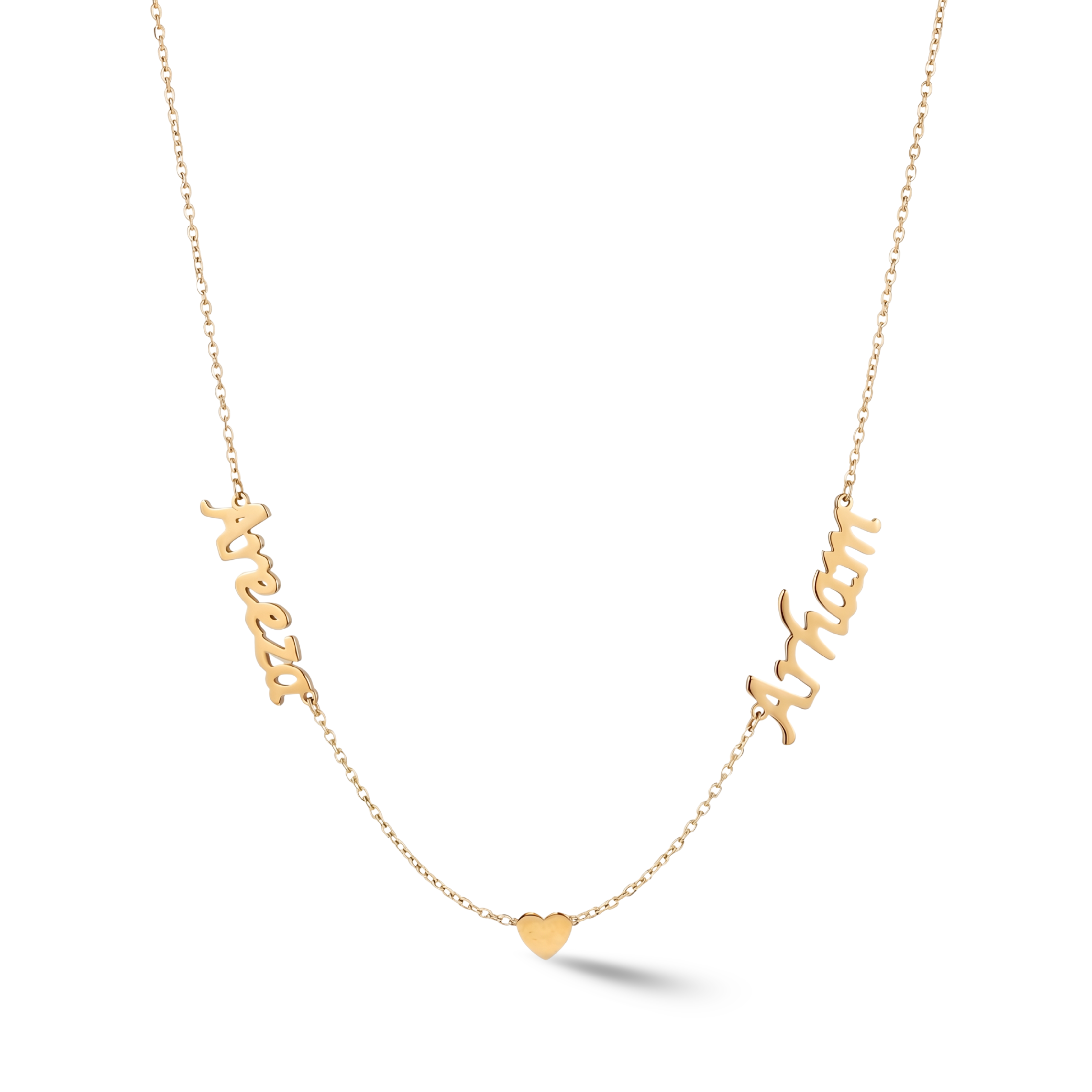 Zeeana Two Name Necklace