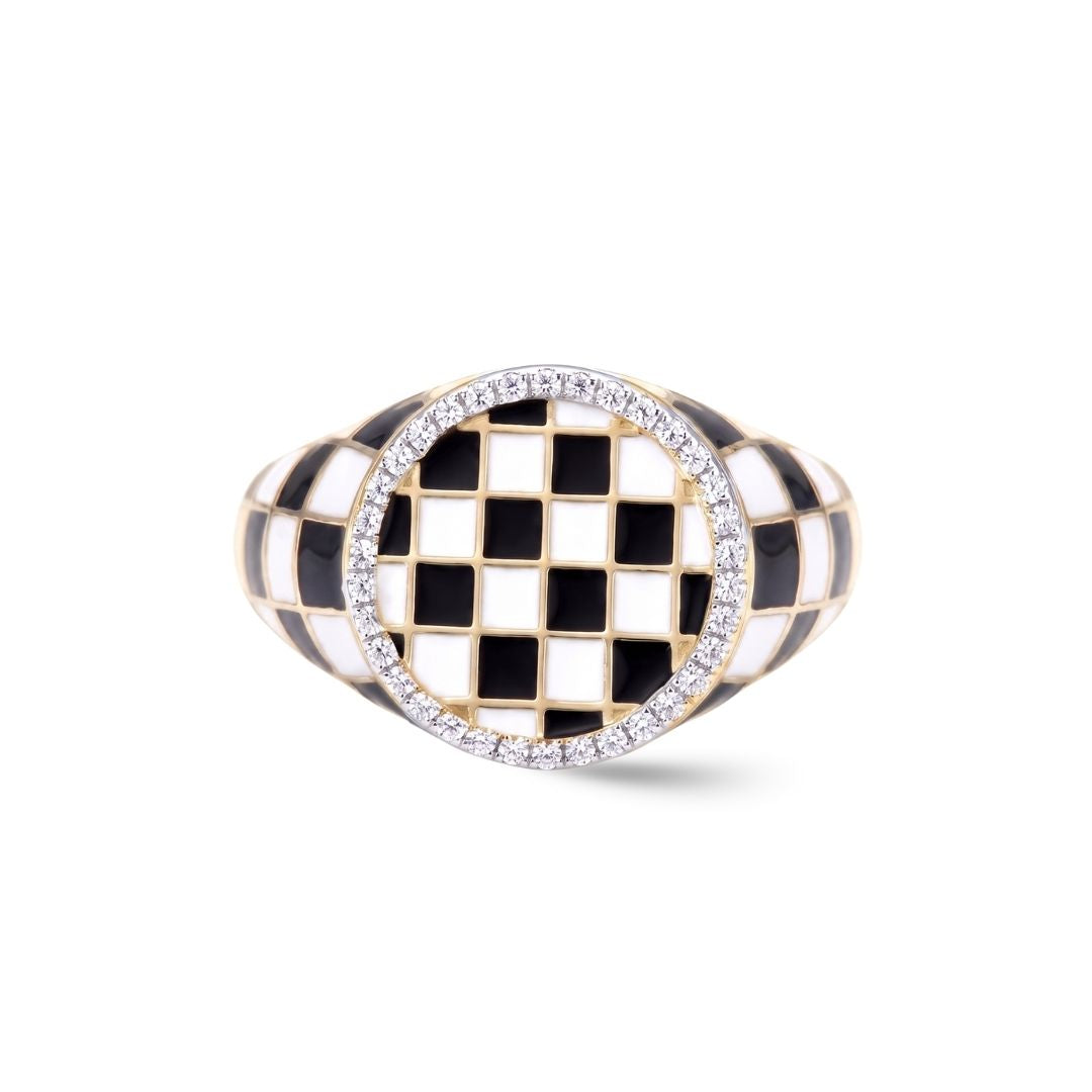 Mosaic Harmony Diamond Ring