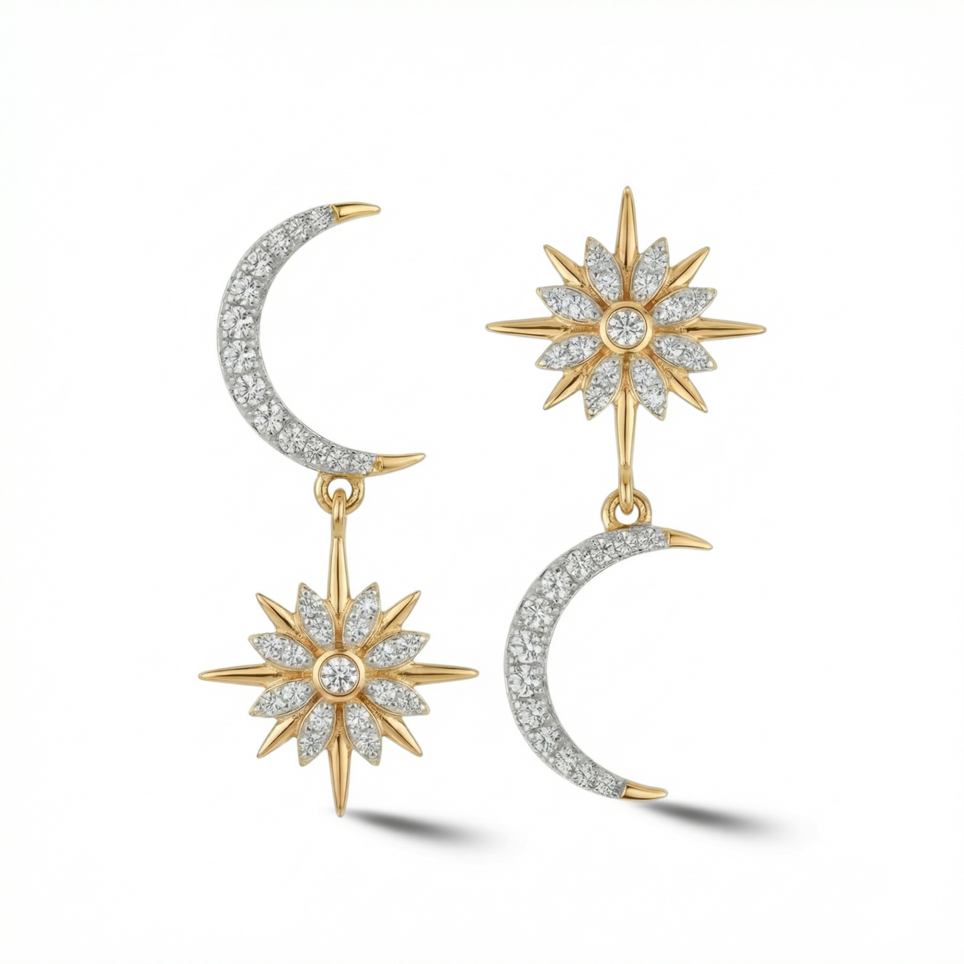 Timeless essentials StarBurst Detachable Earrings