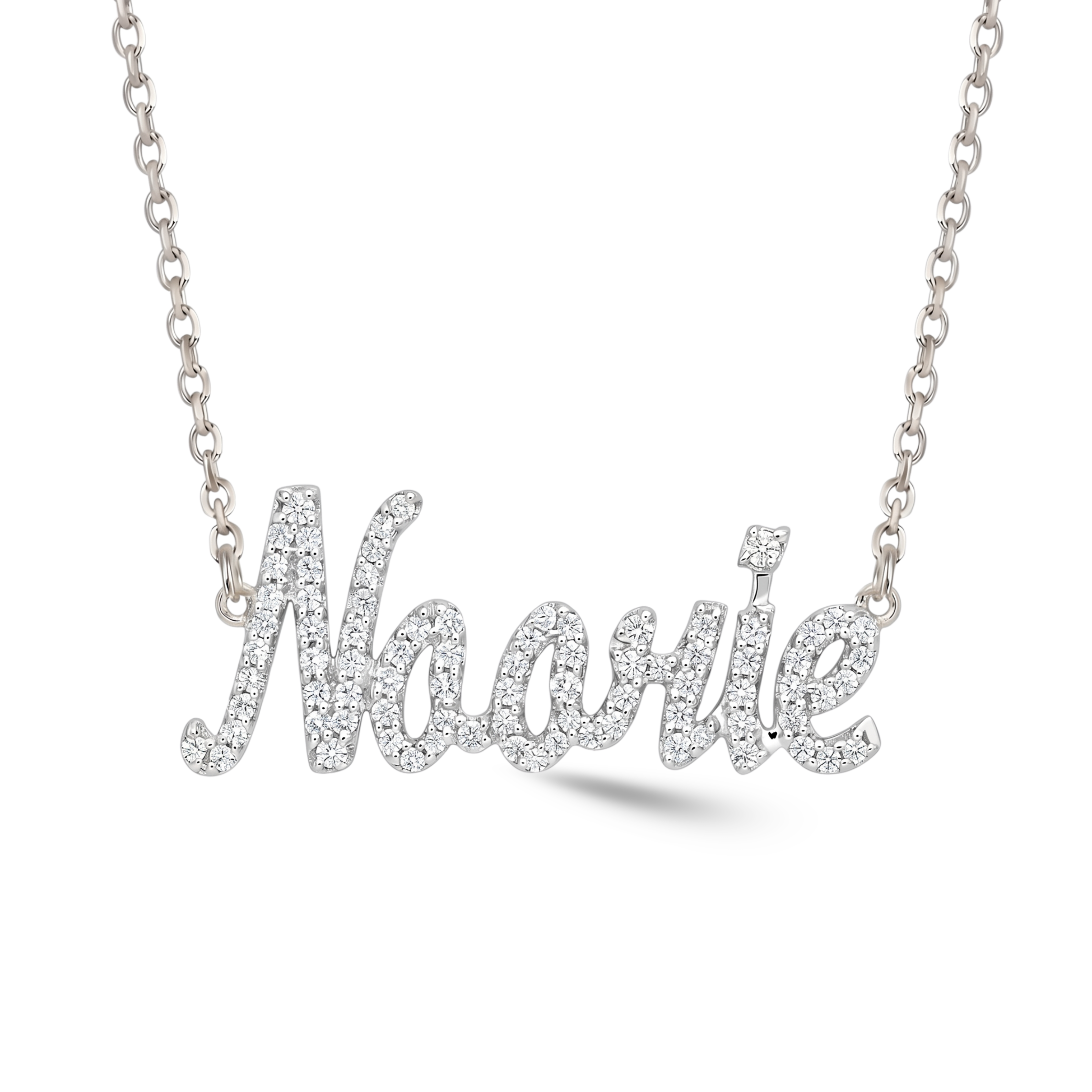 Zeeana Diamond Name Necklace