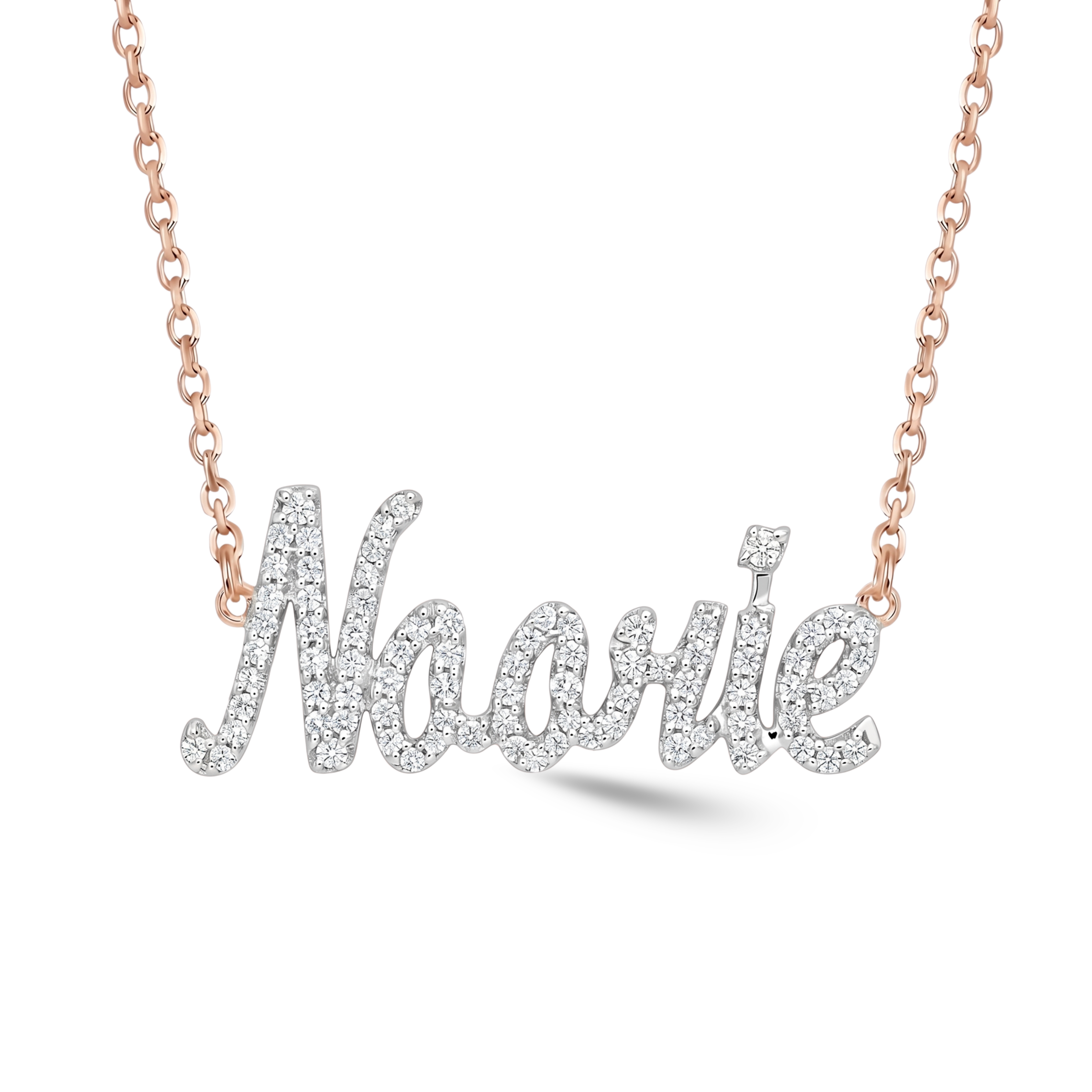Zeeana Diamond Name Necklace