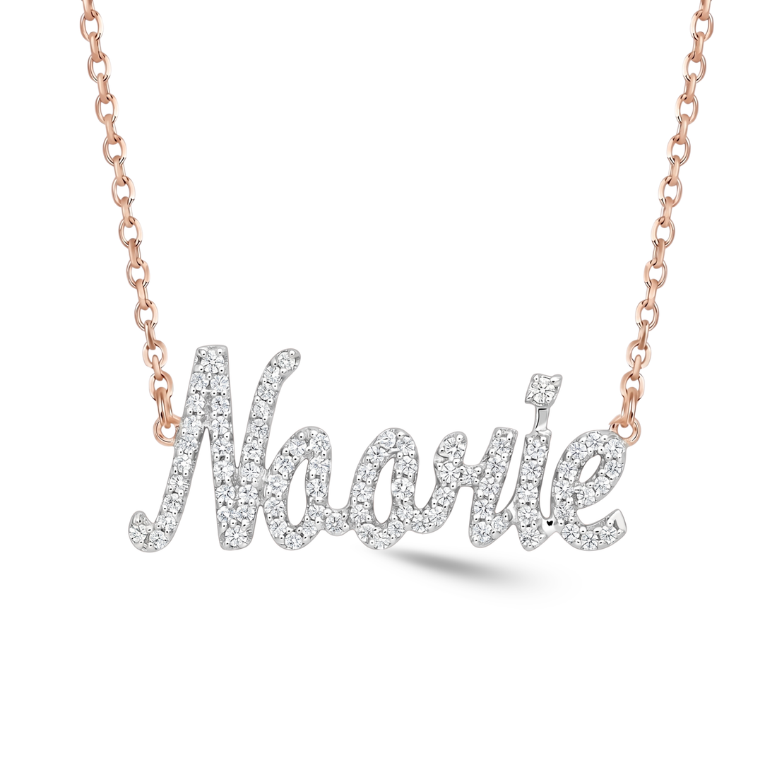 Zeeana Diamond Name Necklace