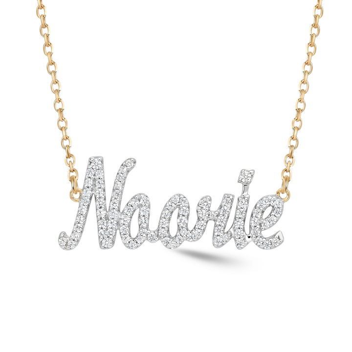 Zeeana Diamond Name Necklace