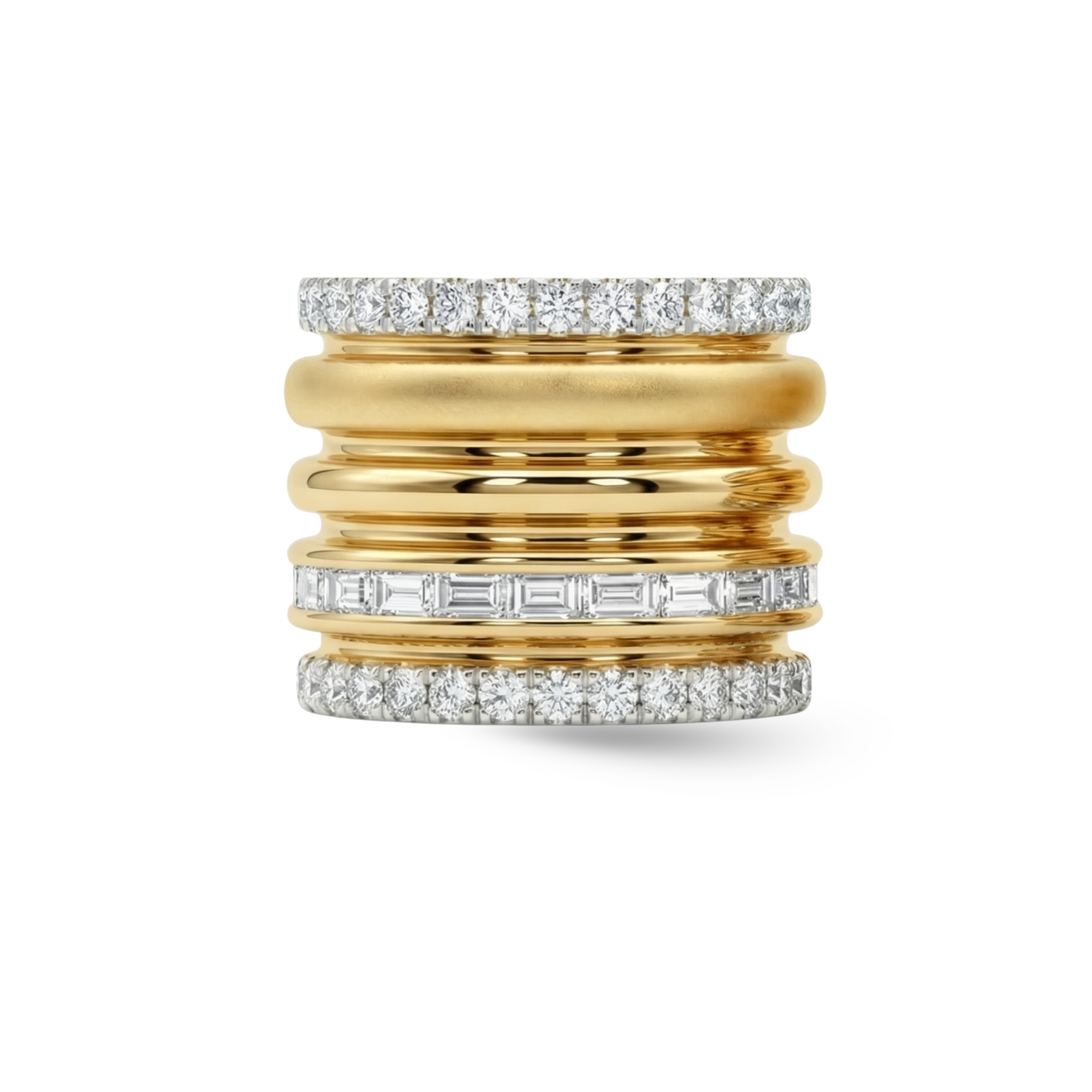 The Tiered Diamond Earcuff