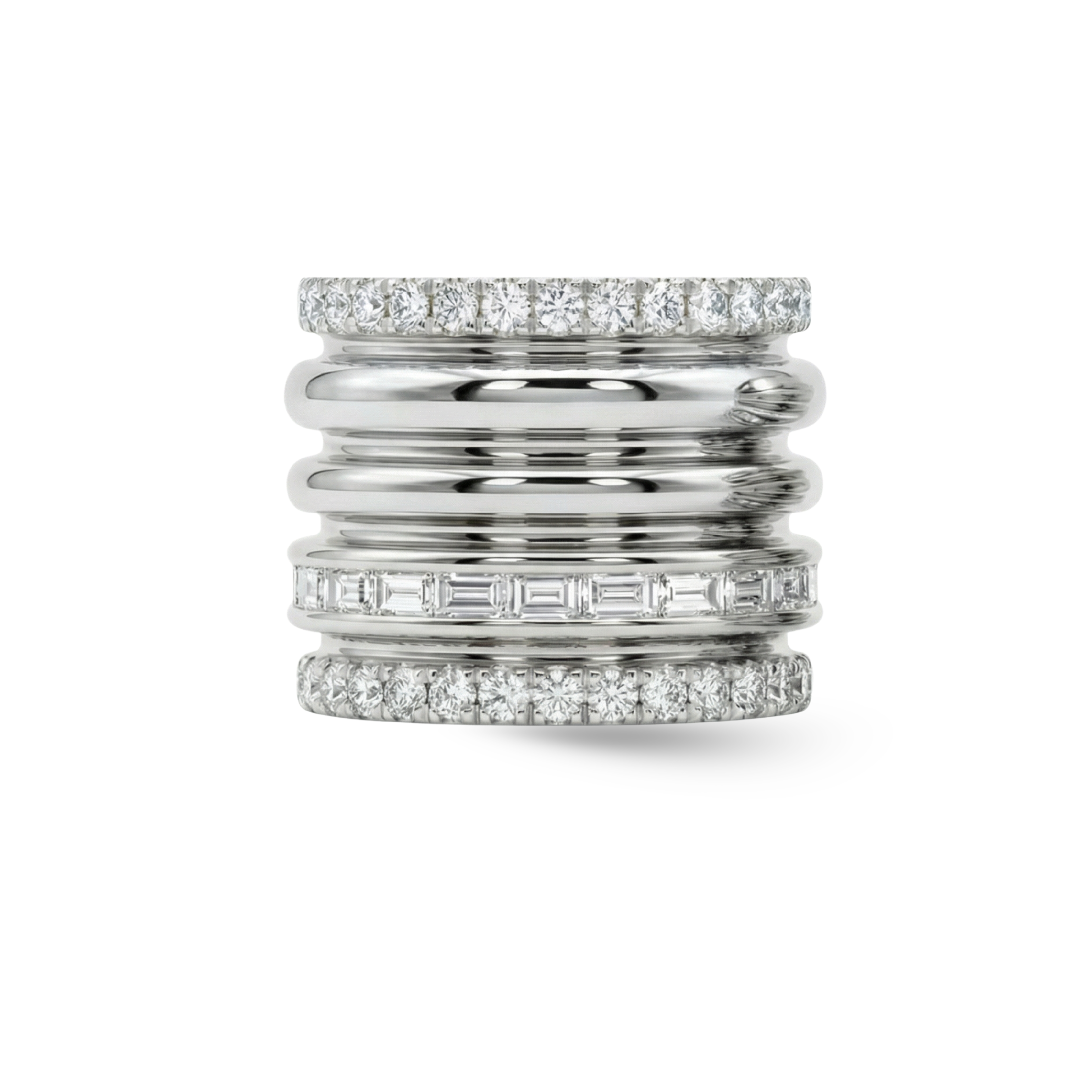 The Tiered Diamond Earcuff