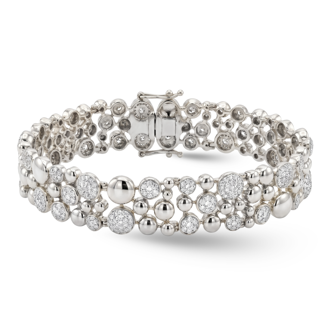 Bubbles Pavé Statement Bracelet