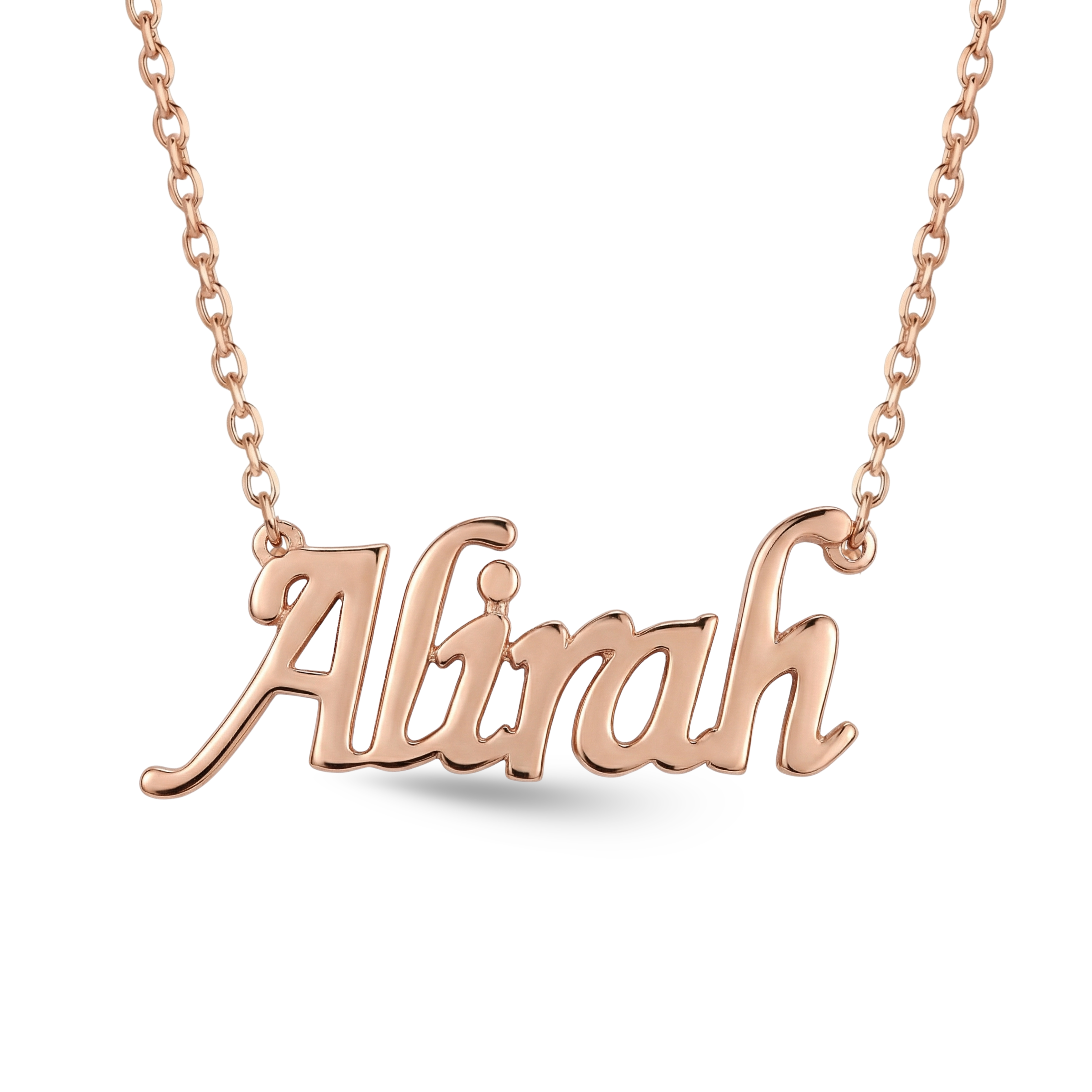 Zeeana Gold Name Necklace