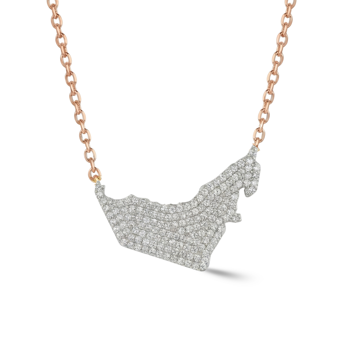 UAE Heritage Full Diamond Necklace