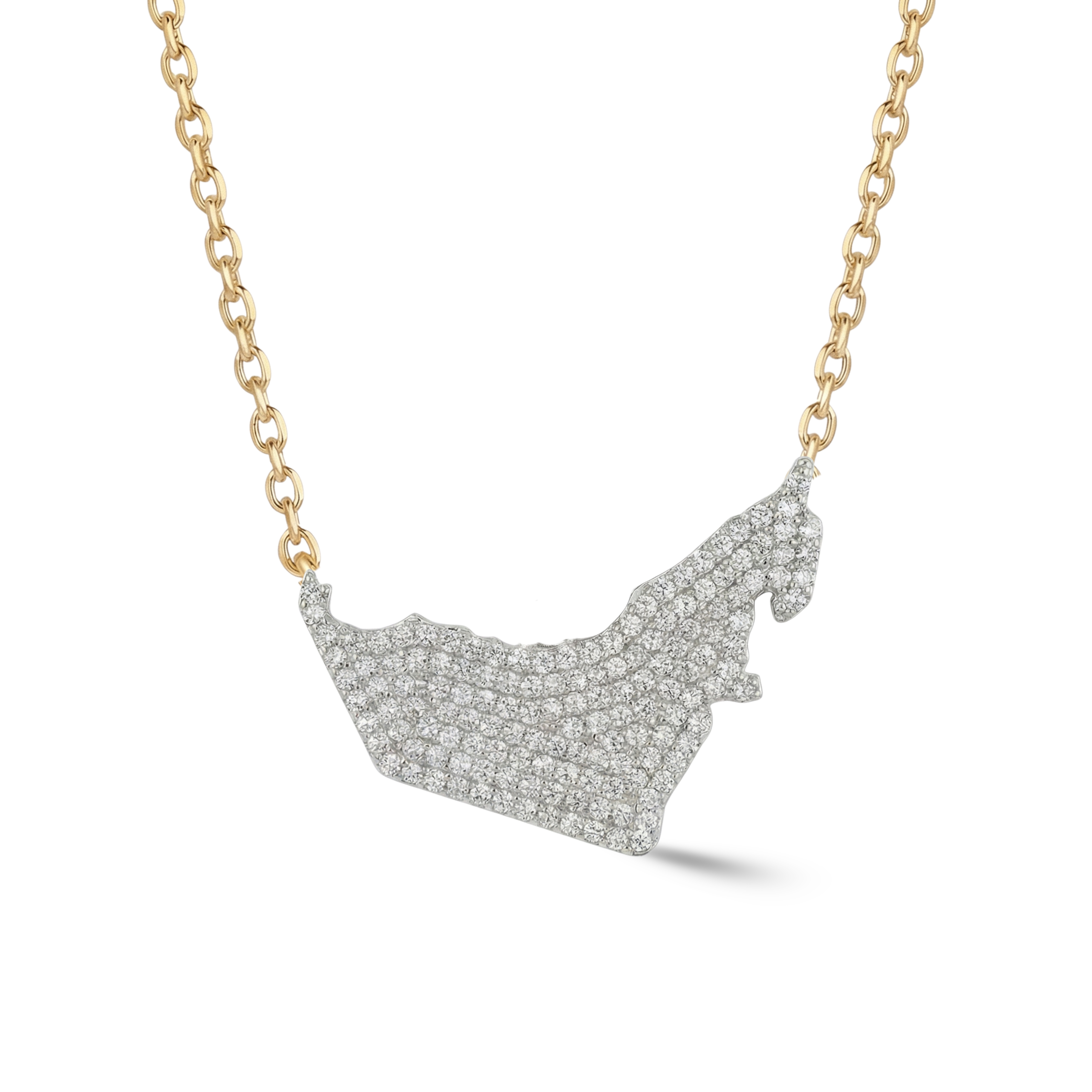 UAE Heritage Full Diamond Necklace