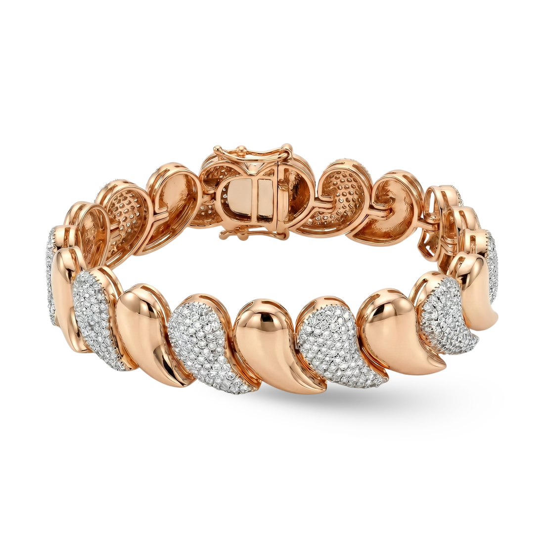Golden Dewdrop Diamond Bracelet