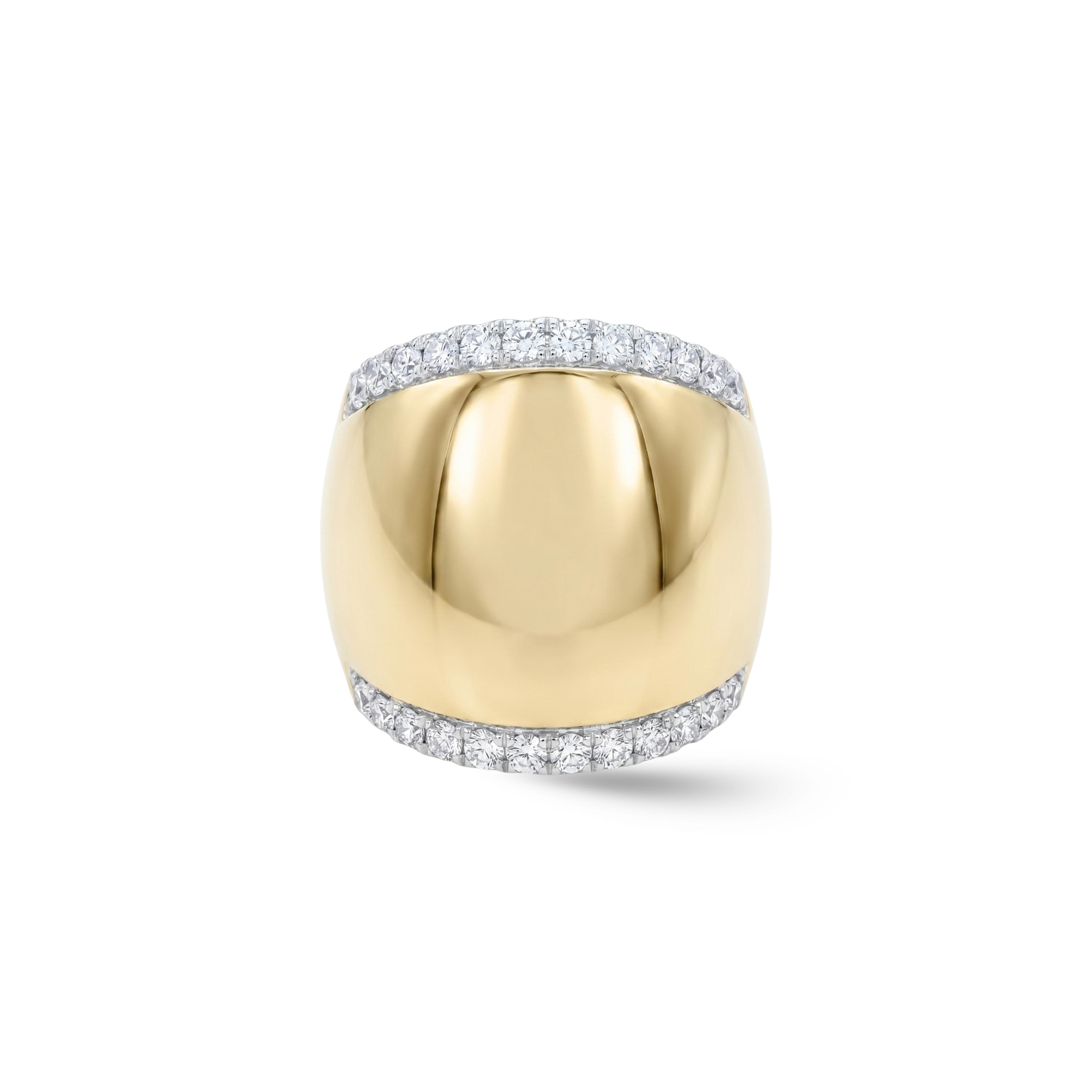Gilded Chunky Diamond Ear Cuff